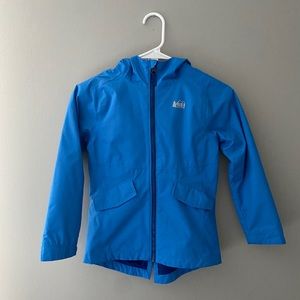 Lined rei girls water resistant windbreaker